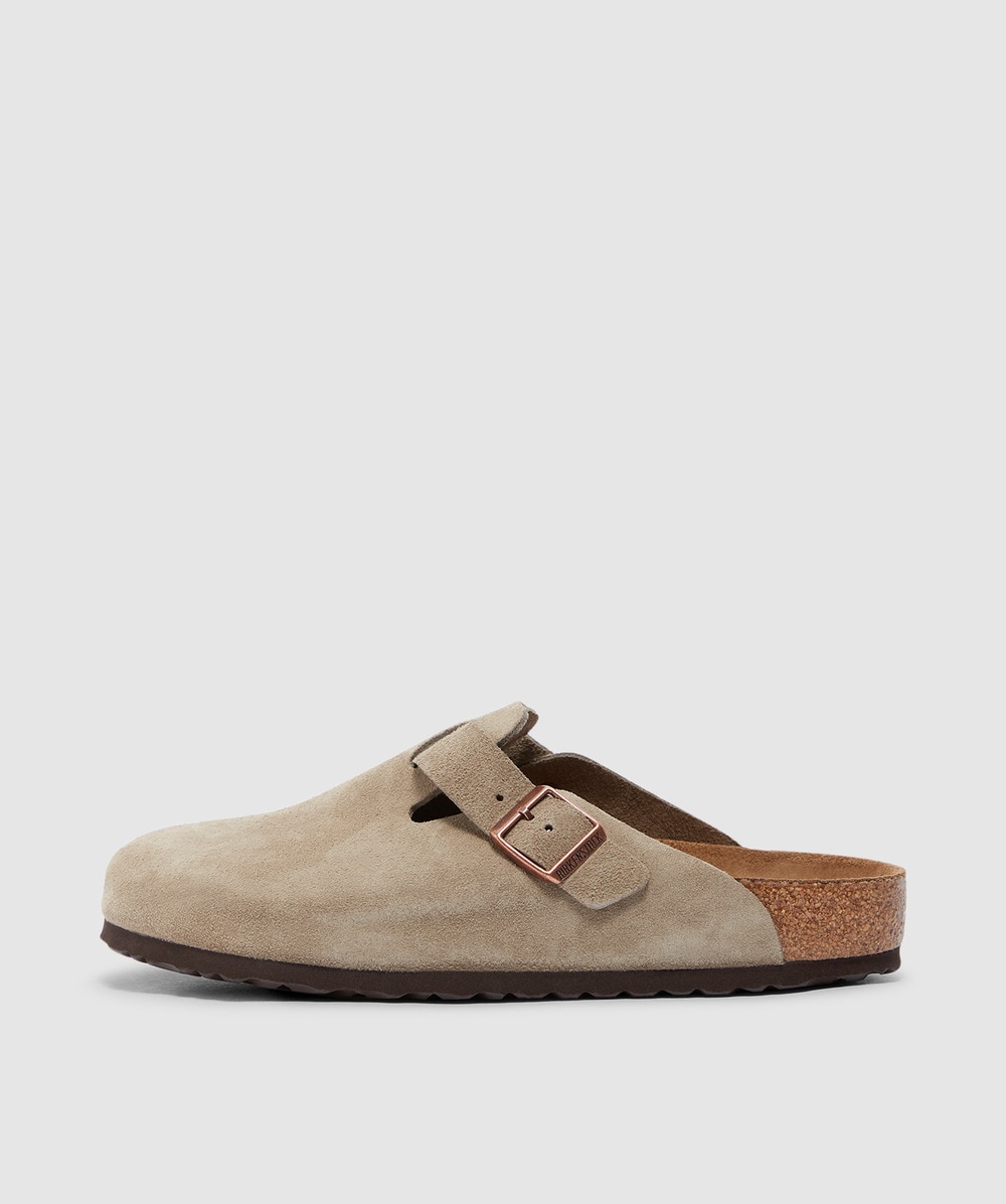 Birkenstock Boston Vl Sfb Sandal (Taupe - 37) - Size 37, Unisex