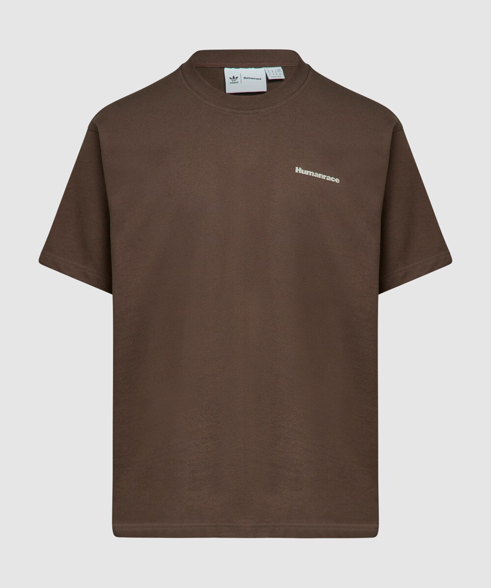 adidas X HUMANRACE BY PHARRELL WILLIAMS BASIC T-SHIRT | BROWN | SEVENSTORE