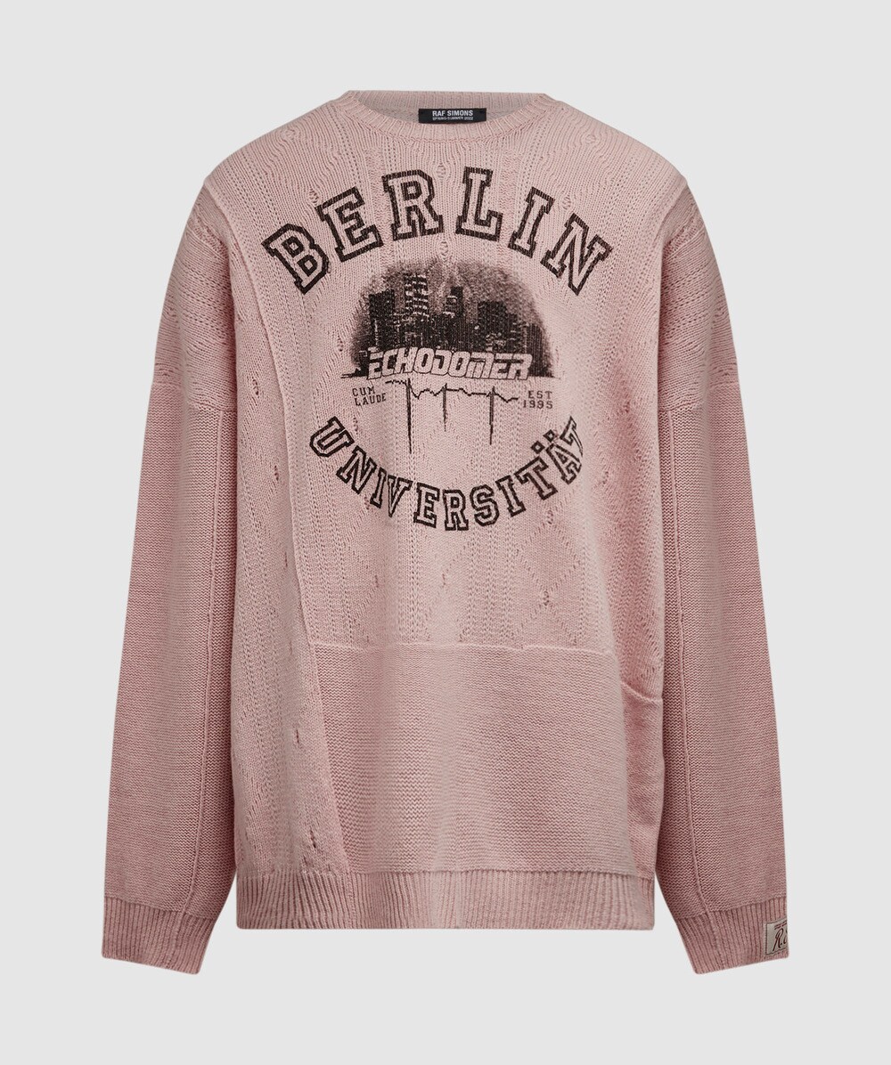 raf simons pink silver