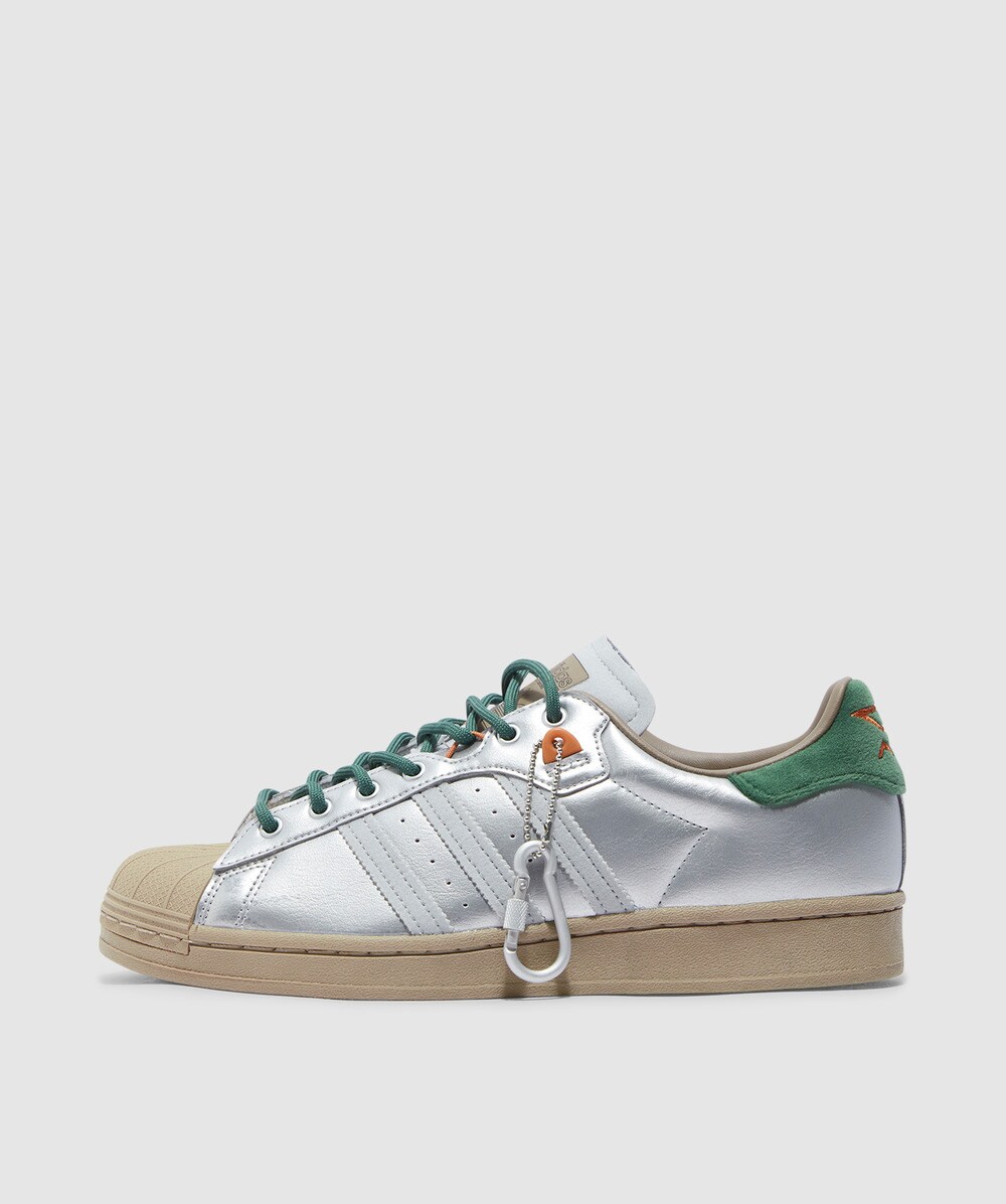 adidas Superstar yanwai sneaker | MATTE SILVER/GREEN OXIDE/TECH COPPER | SEVENSTORE