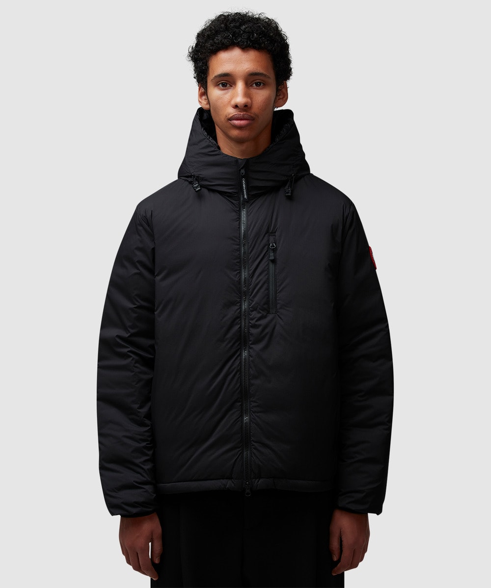 Canada Goose Men's Black Lodge Hooded Jacket ( Noir - S) - Size S