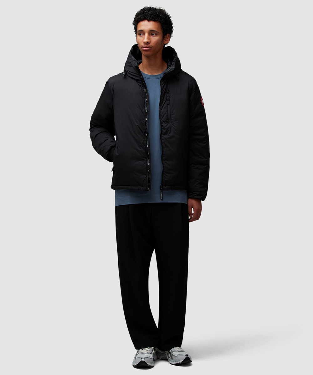 Canada Goose Lodge hooded jacket | BLACK NOIR | SEVENSTORE