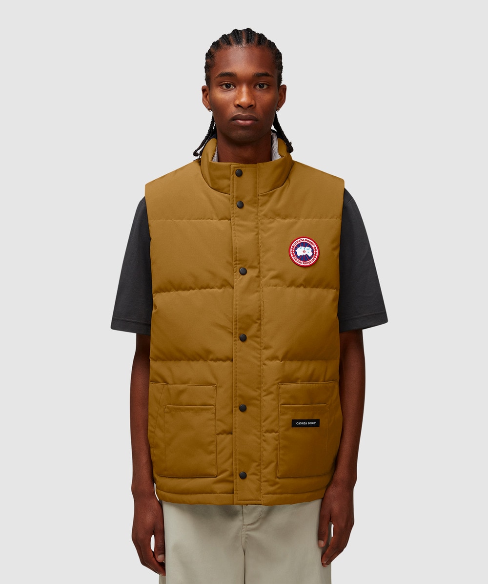 Canada Goose Freestyle regeneration gilet vest | KLONDIKE GOLD/NAVY