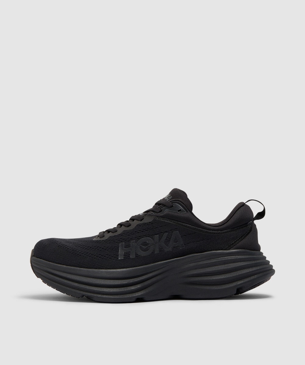 Hoka Bondi 8 Sneaker (Black/Black - 8) - Size 8 - Men's, Unisex