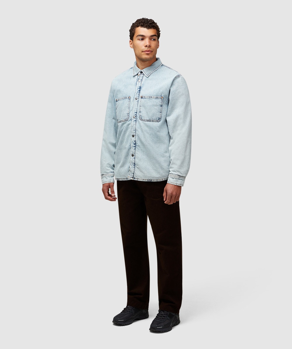 Sherpa Lined Denim Shirt