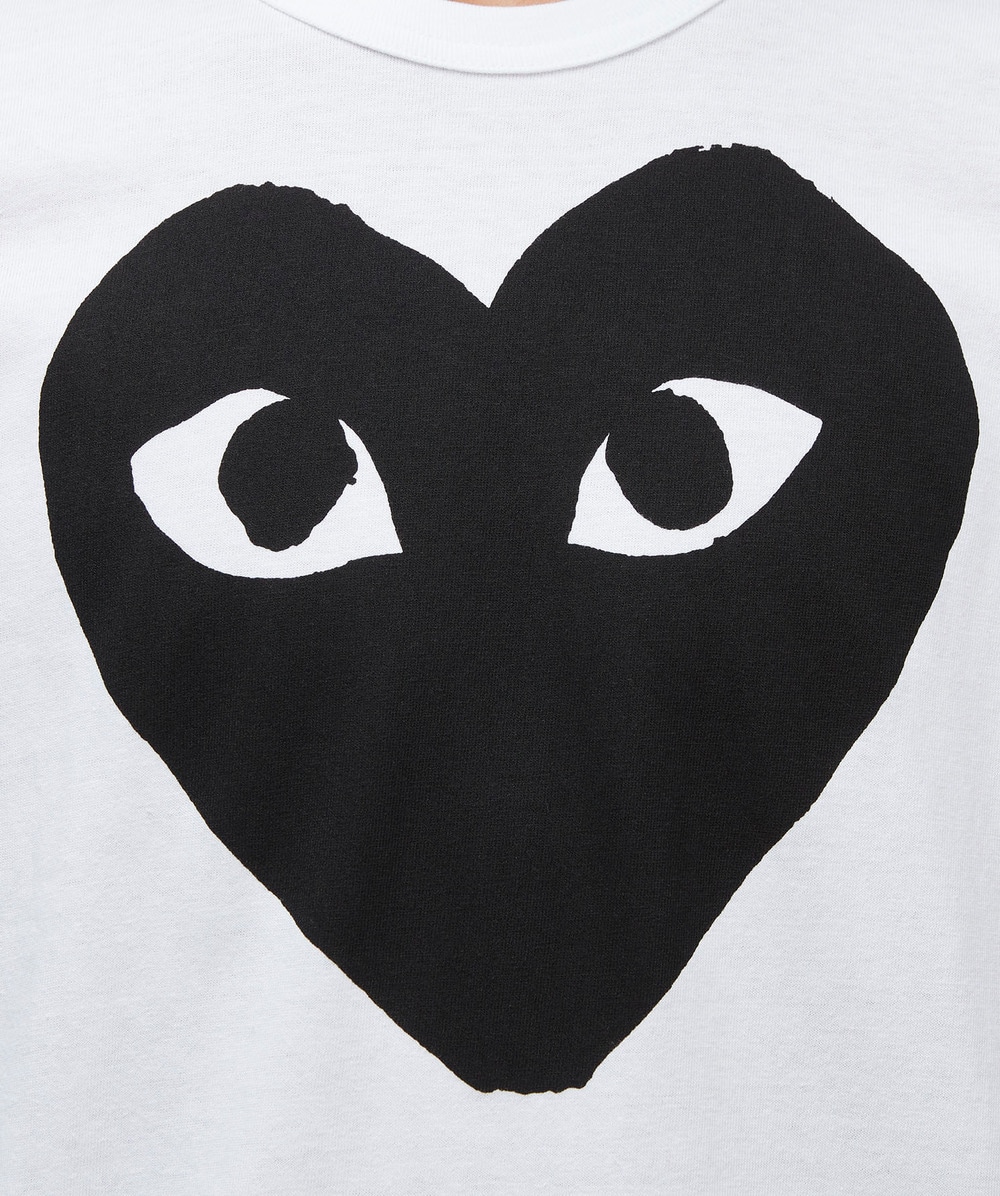 Black Heart T-Shirt - White/Black