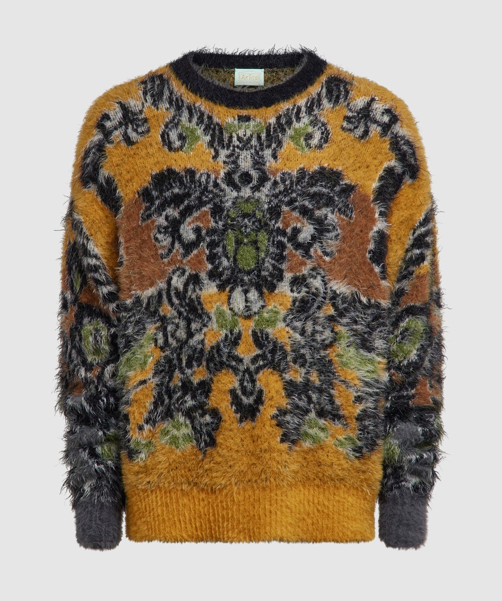 Aries Fleur Chenille Knit (Multi - L) - Size L, Male