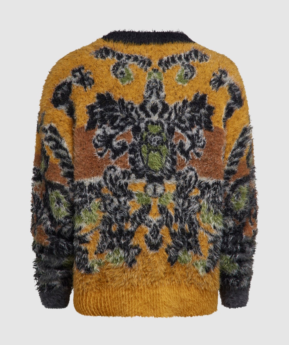 ARIES/アリーズ Lace and Leaf Knit Cardigan