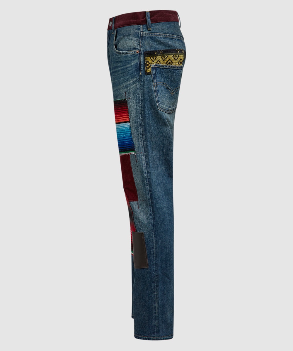 Junya Watanabe MAN X levi's patchwork jean | BLUE/MULTI