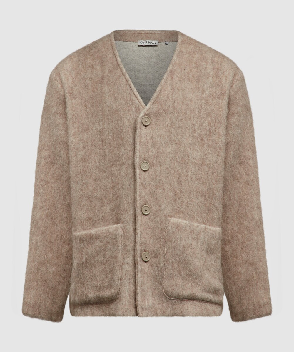 Our Legacy Mohair cardigan | ANTIQUE WHITE | SEVENSTORE