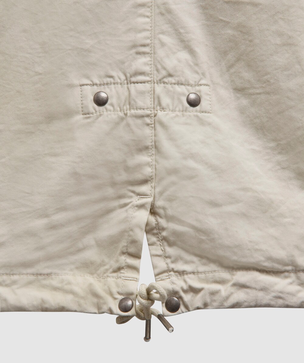 Visvim Dorset fishtail parka jacket | IVORY | SEVENSTORE