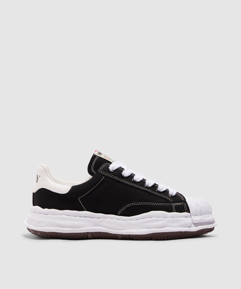Maison Mihara Yasuhiro Blakey og sole low sneaker | BLACK | SEVENSTORE