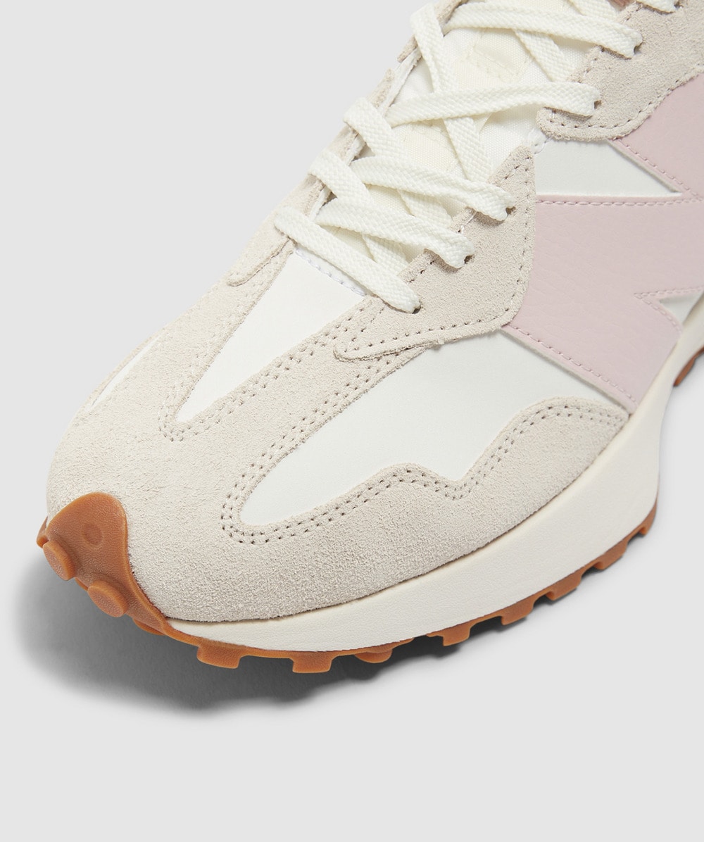 New Balance 327 sneaker | WHITE/DUSTY PINK/GUM | SEVENSTORE