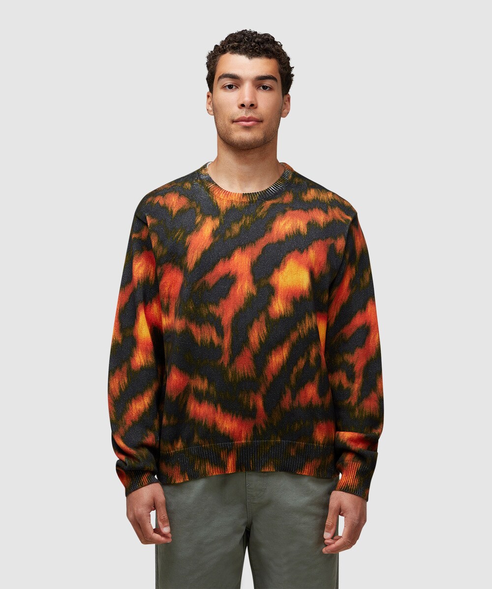 Stüssy Printed fur sweater | TIGER | SEVENSTORE