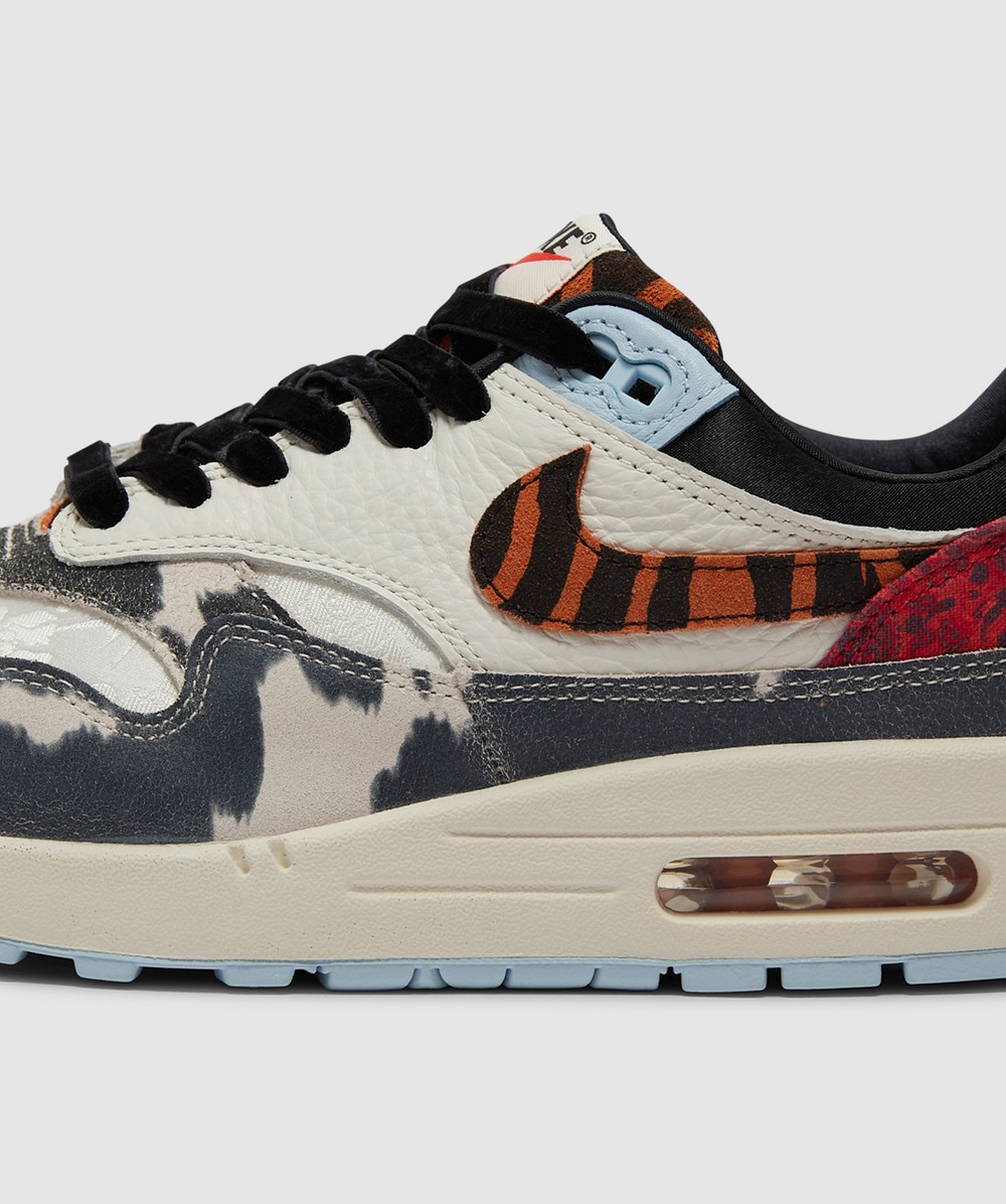 patroon Verlengen Plaats Nike Womens Air Max 1 '87 'wild animal' sneaker | SAIL/BLACK-CELESTINE BLUE  | SEVENSTORE