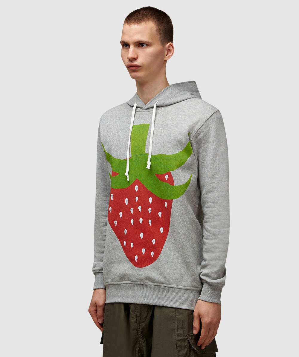 Comme des Garçons SHIRT x Brett Westfall strawberry printed hoodie 