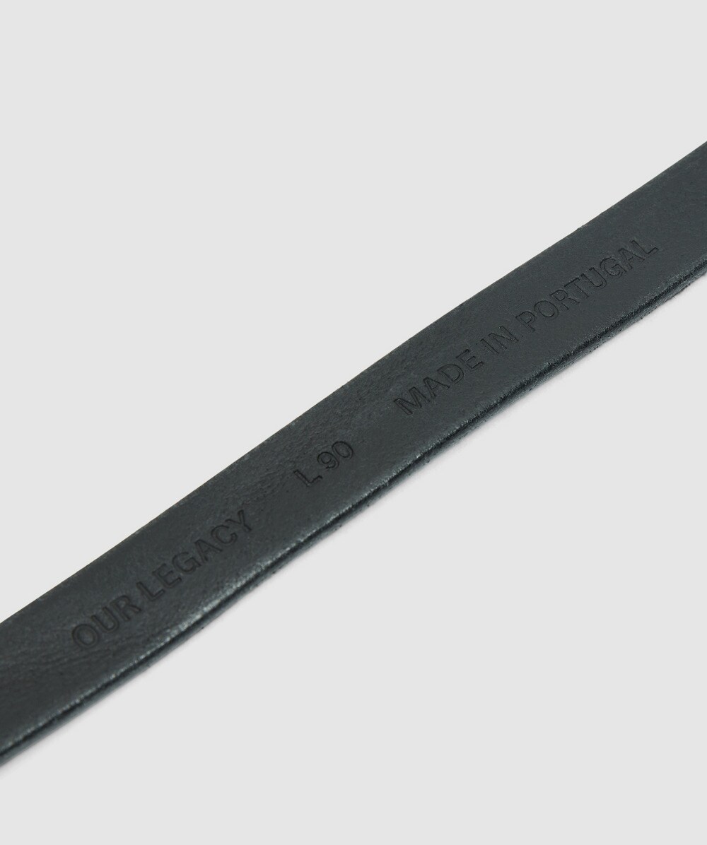 Our Legacy 2 cm belt | BLACK LEATHER | SEVENSTORE Our Legacy 2 cm belt | BLACK LEATHER | SEVENSTORE