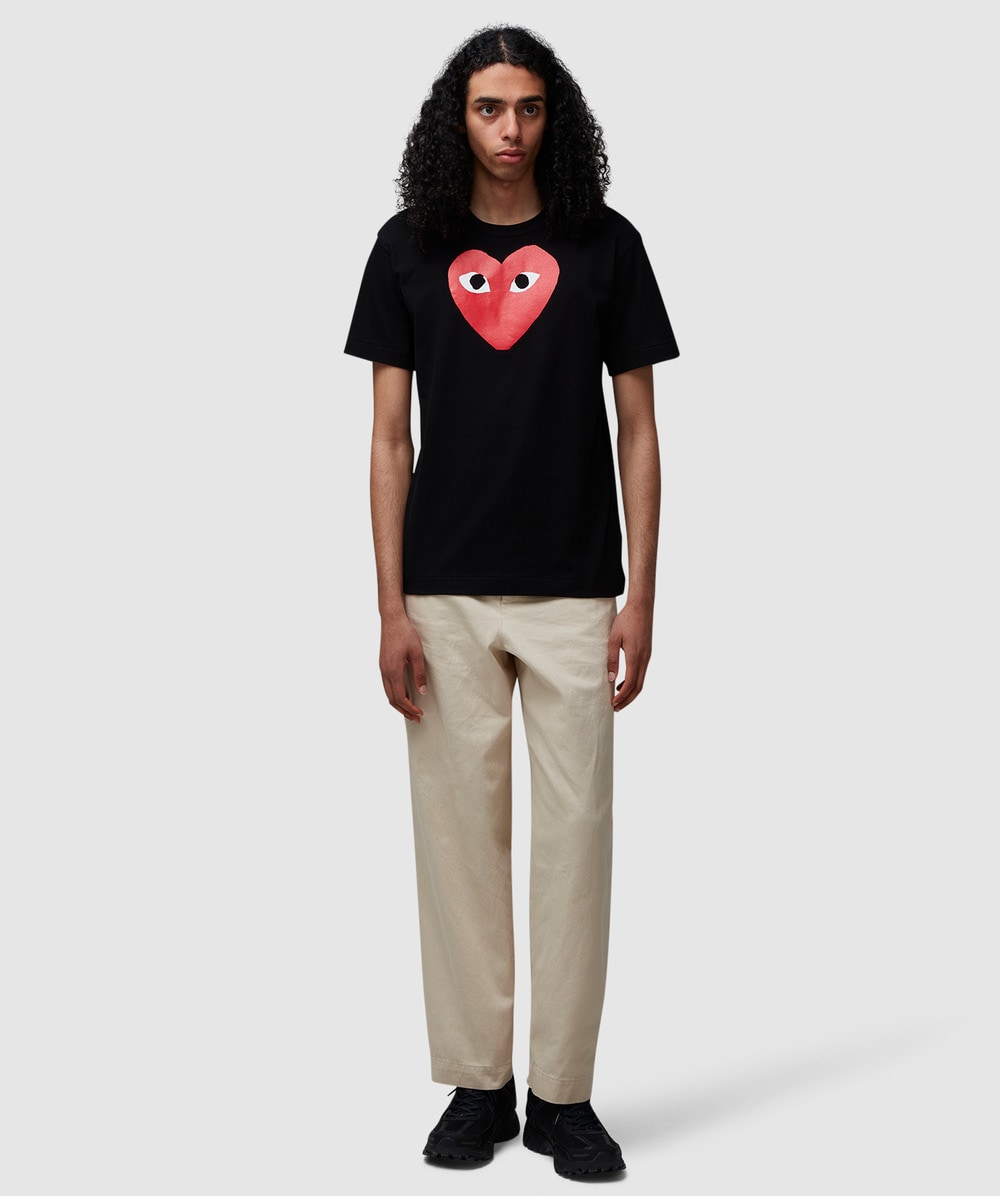 Comme des Garçons Play Men's Heart Logo T-Shirt