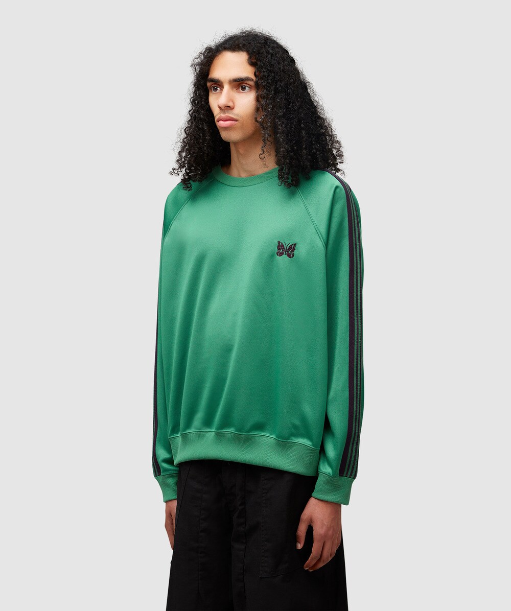 Needles Poly smooth track sweatshirt | EMERALD | SEVENSTORE