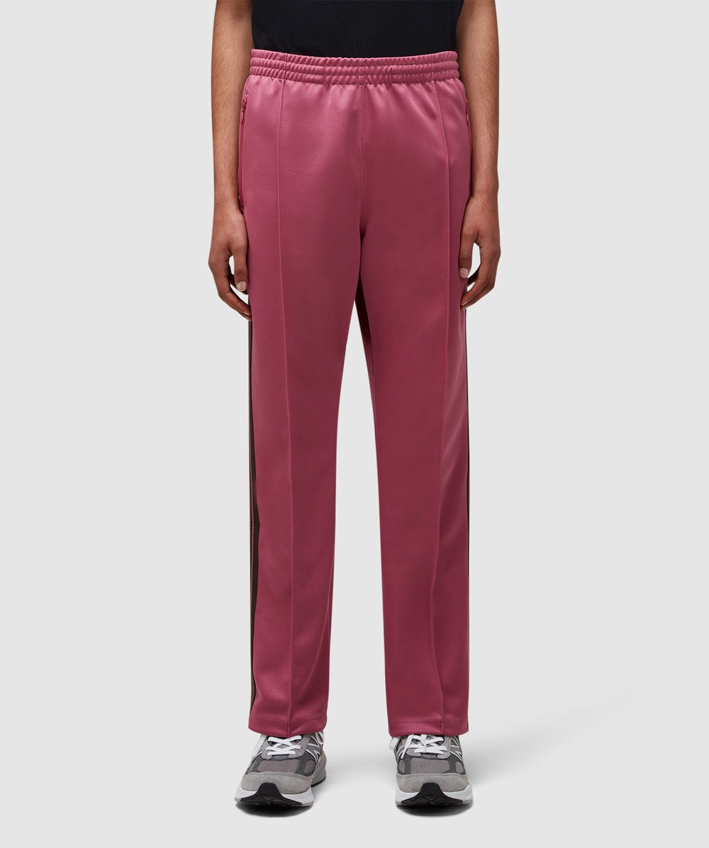 Needles Poly smooth narrow track pant | SMOKE PINK | SEVENSTORE