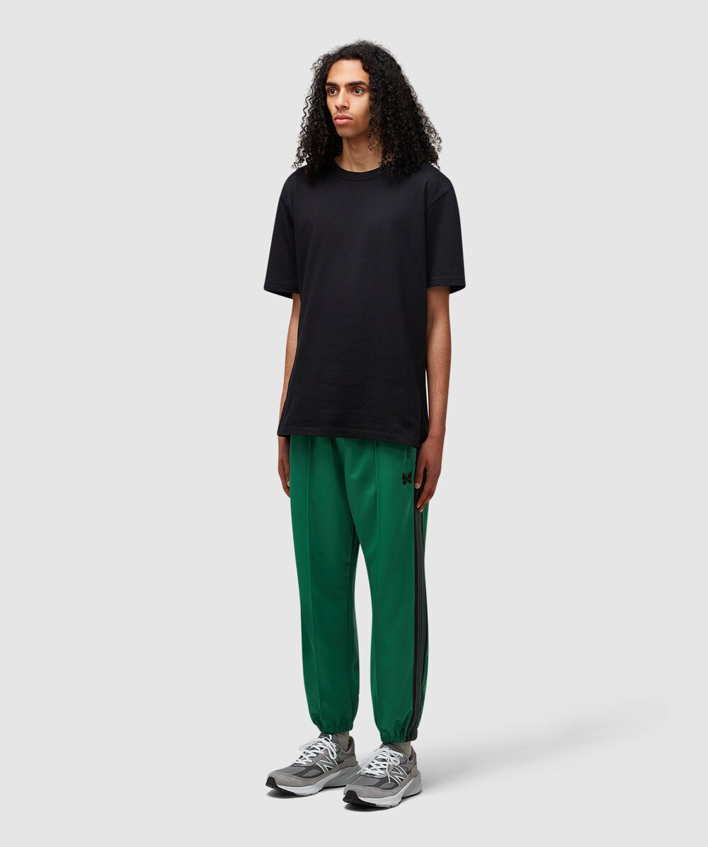 Needles Poly smooth zipped track pant | EMERALD | SEVENSTORE