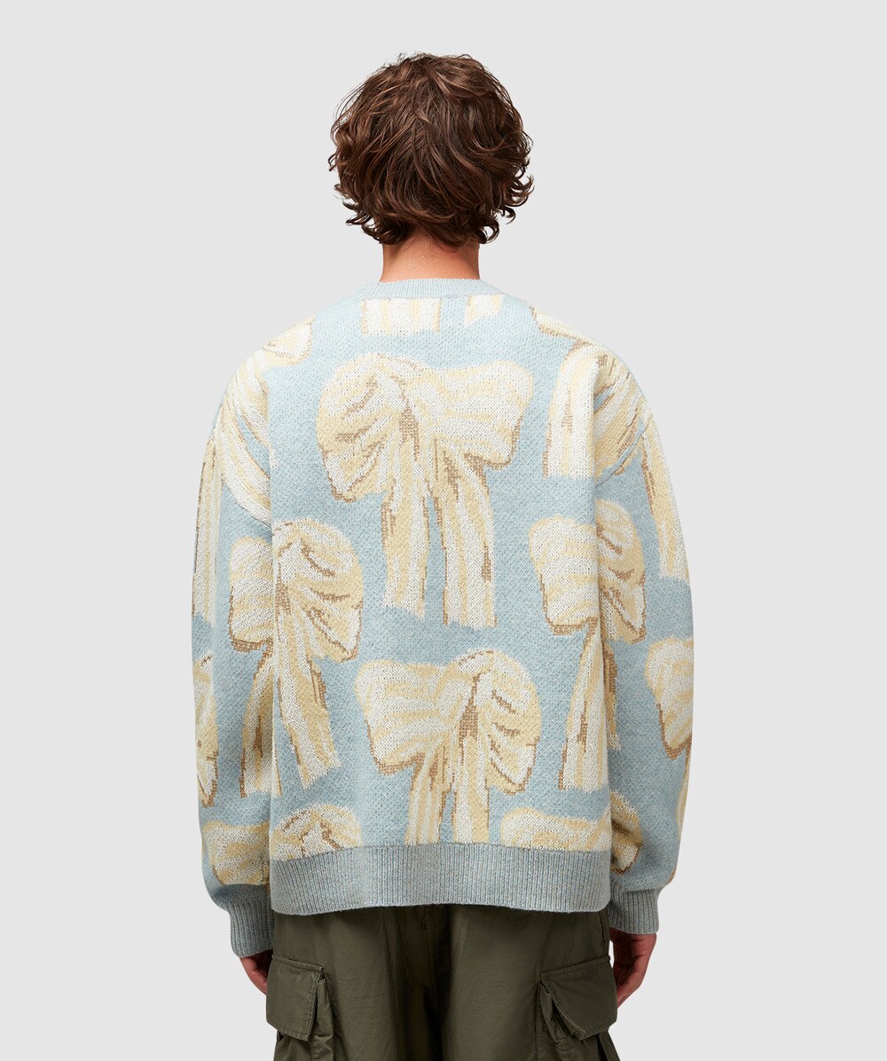 Acne Studios Karen Kilimnik Wool-Blend Jacquard Sweater | DUSTY 