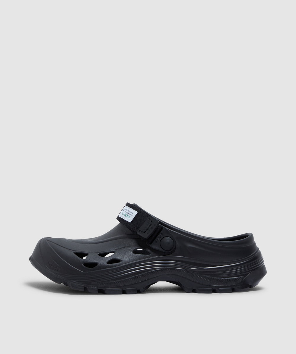 【関税込み】Suicoke ブラック MOK スリッパ Suicoke Mok sandal | BLACK | SEVENSTORE
