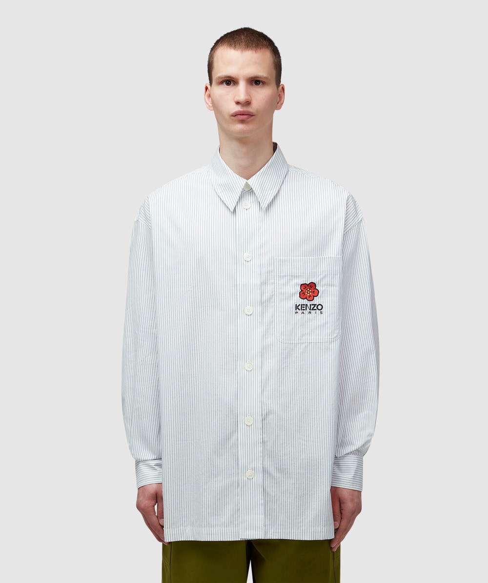 Kenzo Boke crest oversized shirt MIDNIGHT BLUE SEVENSTORE