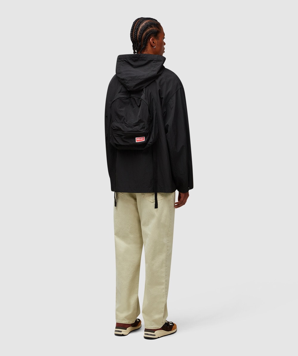 Kenzo Elevated packable windbreaker jacket | BLACK | SEVENSTORE
