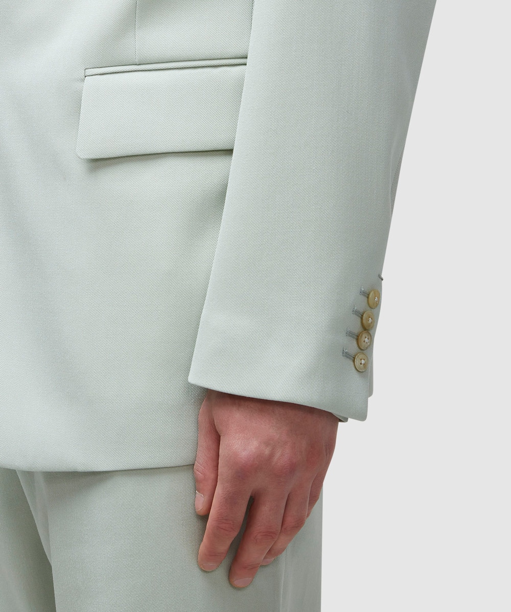 【関税・送料込み】LANVIN BLAZERS SAGE VIRGIN WOOL BLAZER Lanvin Sage virgin wool blazer - Light Green | RMJA00174885401
