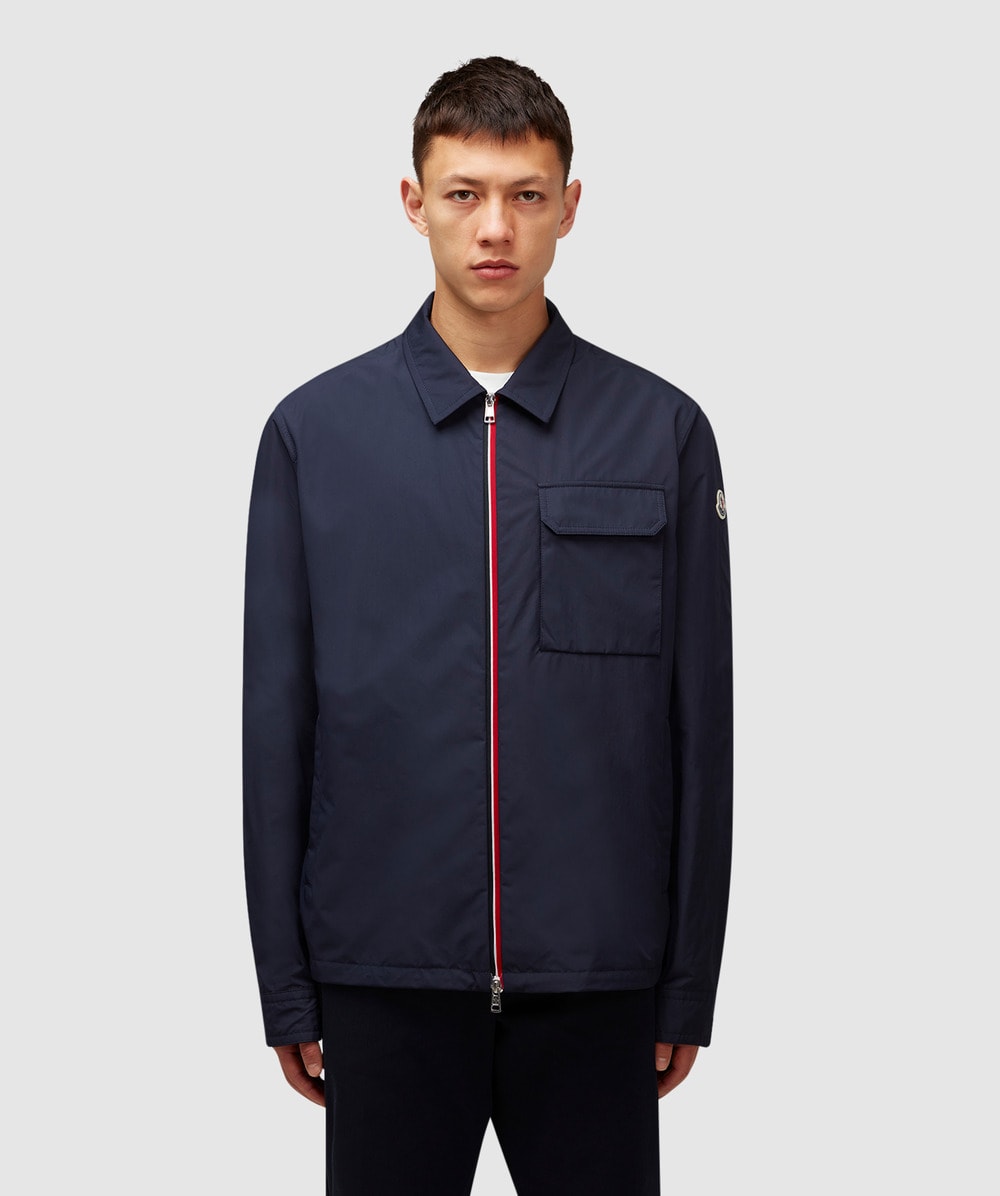 Moncler Epte logo jacket | NAVY | SEVENSTORE