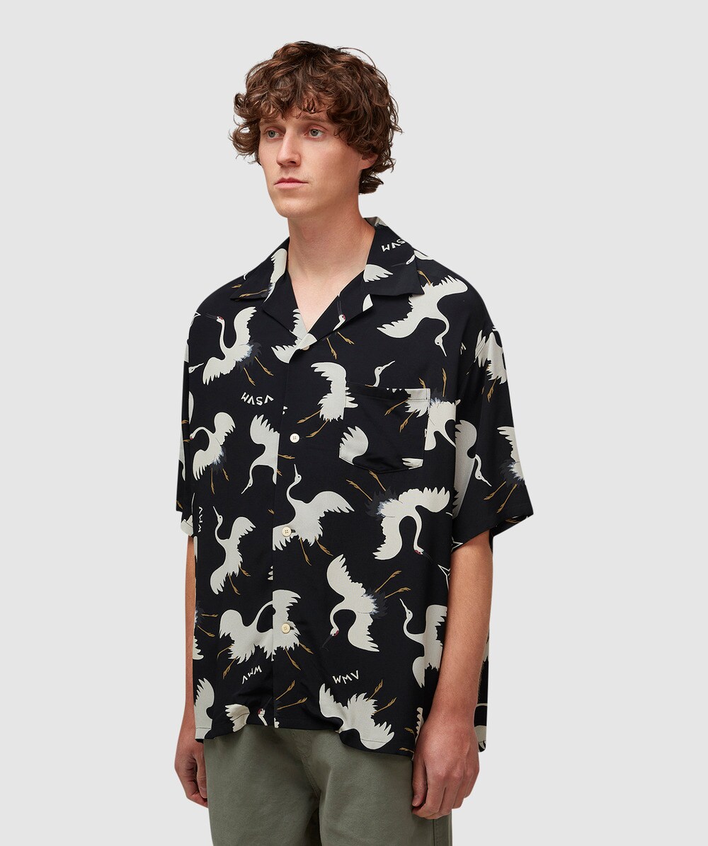 Visvim Crosby Hikaku shirt | BLACK | SEVENSTORE