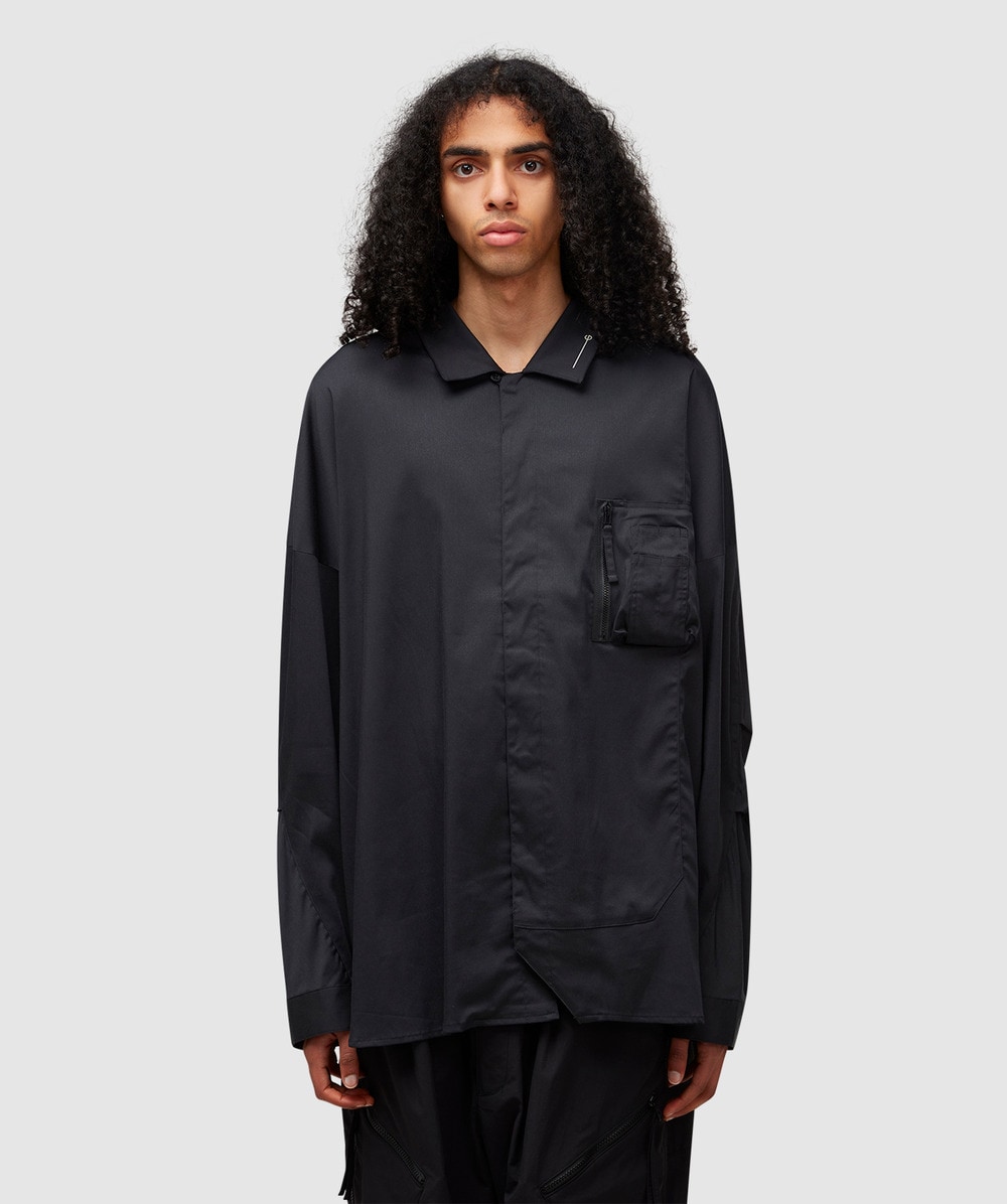 GOOPiMADE X (A)Crypsis Long Shirt (Black - 2) - Size 2, Male