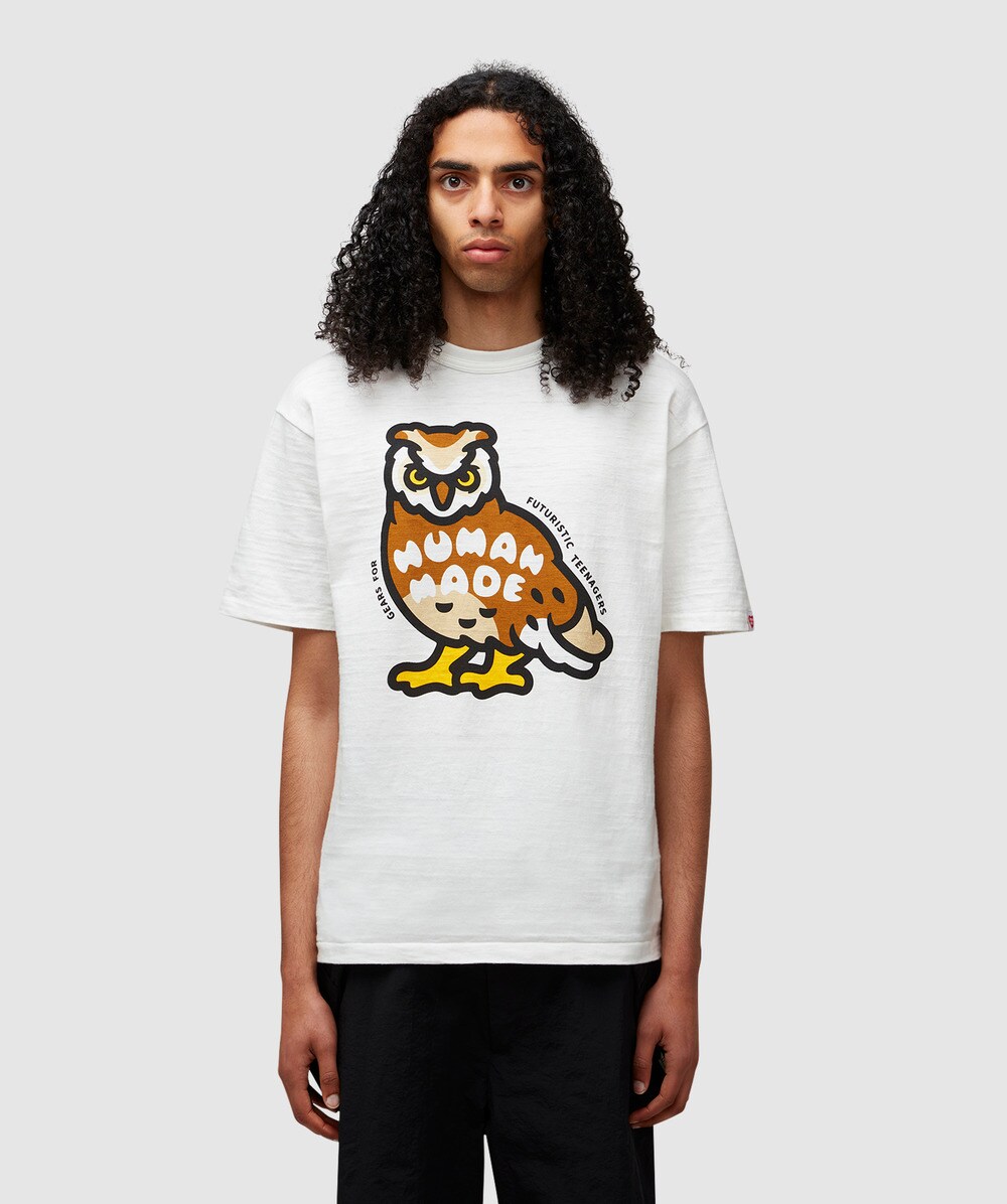 Human Made Graphic owl t-shirt | WHITE | SEVENSTORE