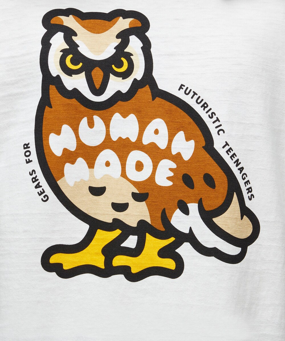 Human Made Graphic owl t-shirt | WHITE | SEVENSTORE