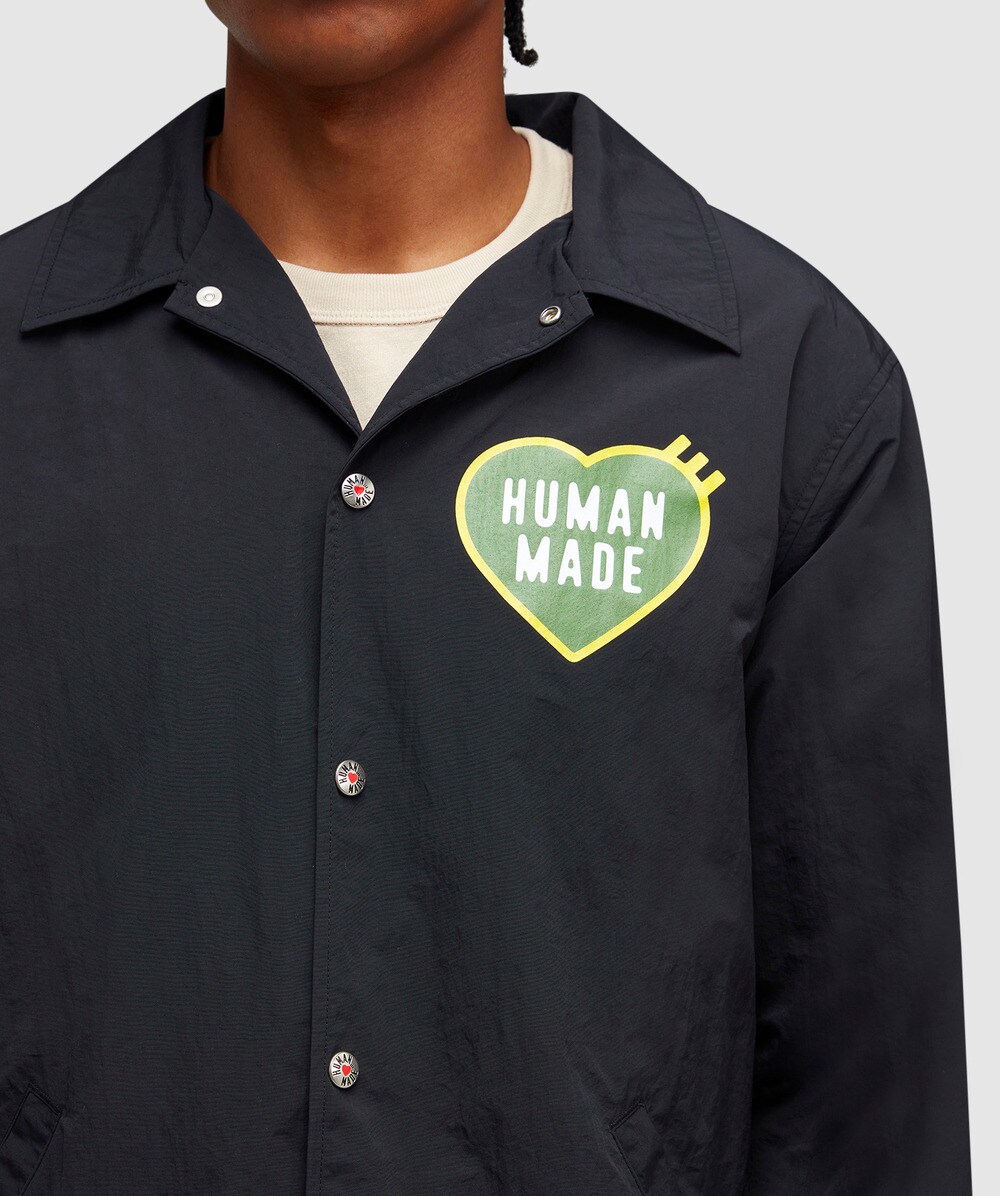 Human Made Heart logo coach jacket | BLACK | SEVENSTORE