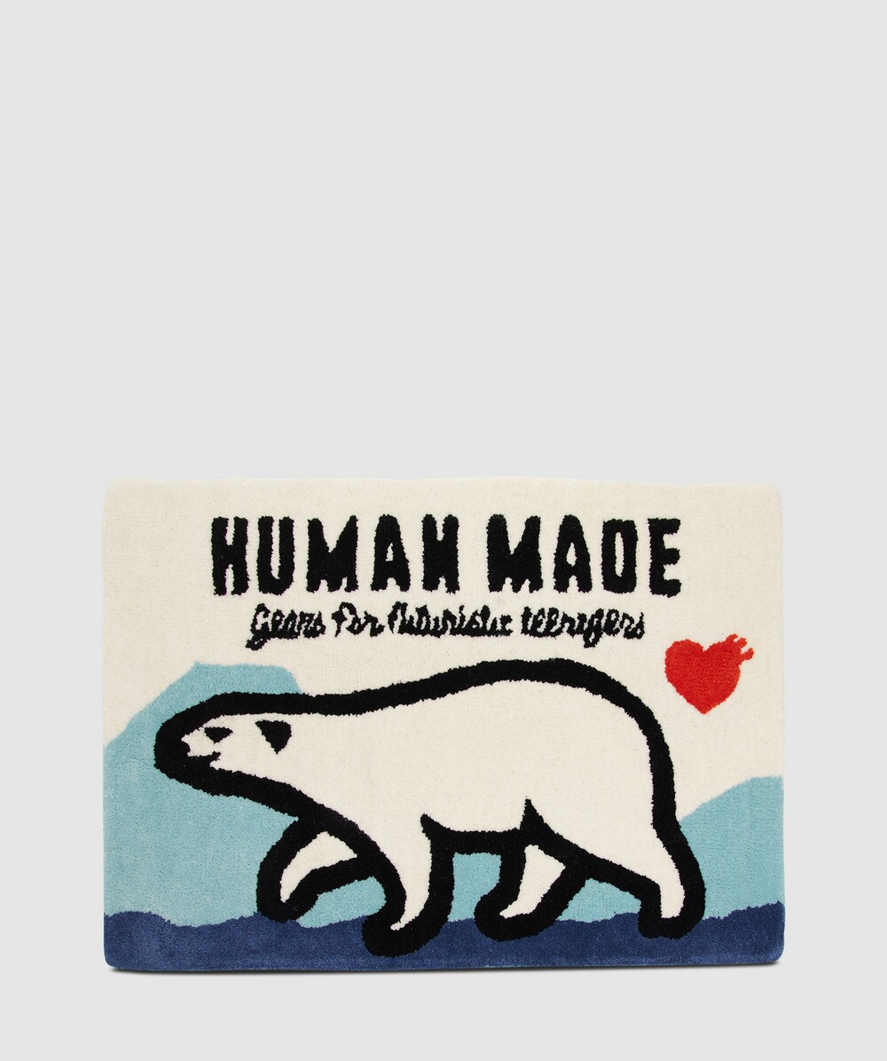 Human Made Polar bear rug BLUE SEVENSTORE