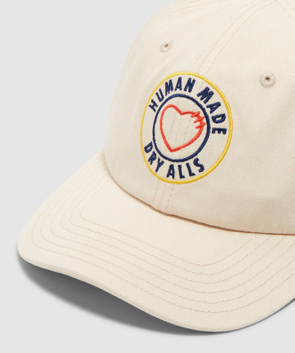 Human Made 6 panel dry alls twill cap #2 | WHITE | SEVENSTORE