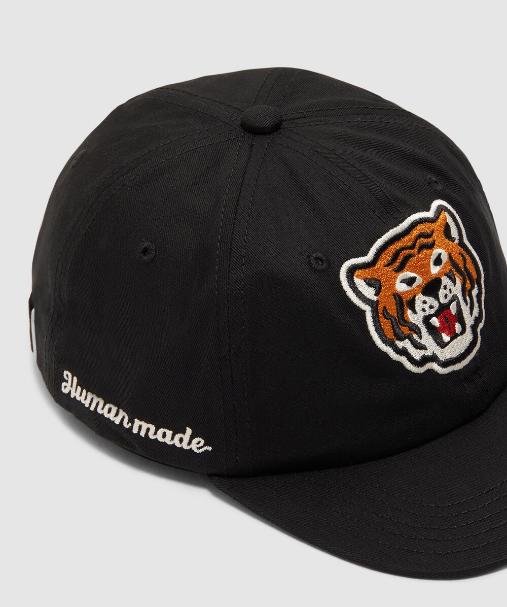 Human Made 6 panel tiger twill cap #1 | BLACK | SEVENSTORE