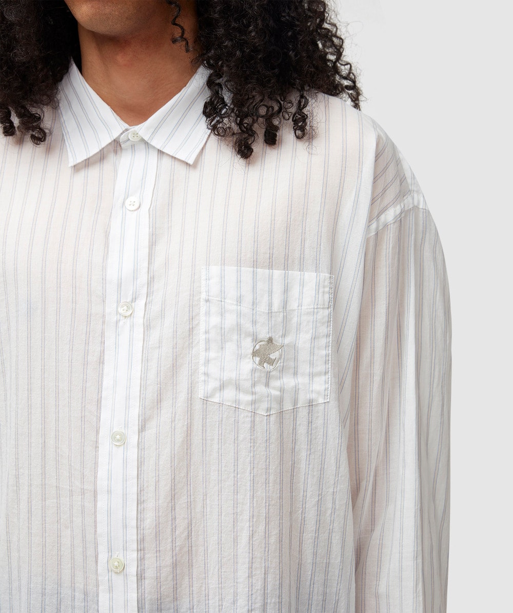 Stüssy Lightweight classic shirt | WHITE | SEVENSTORE