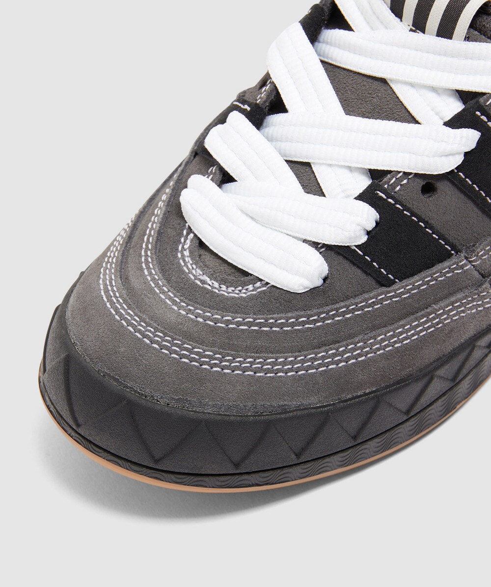 adidas YNuK adimatic mid sneaker | GREY FIVE/CORE BLACK/OFF WHITE 