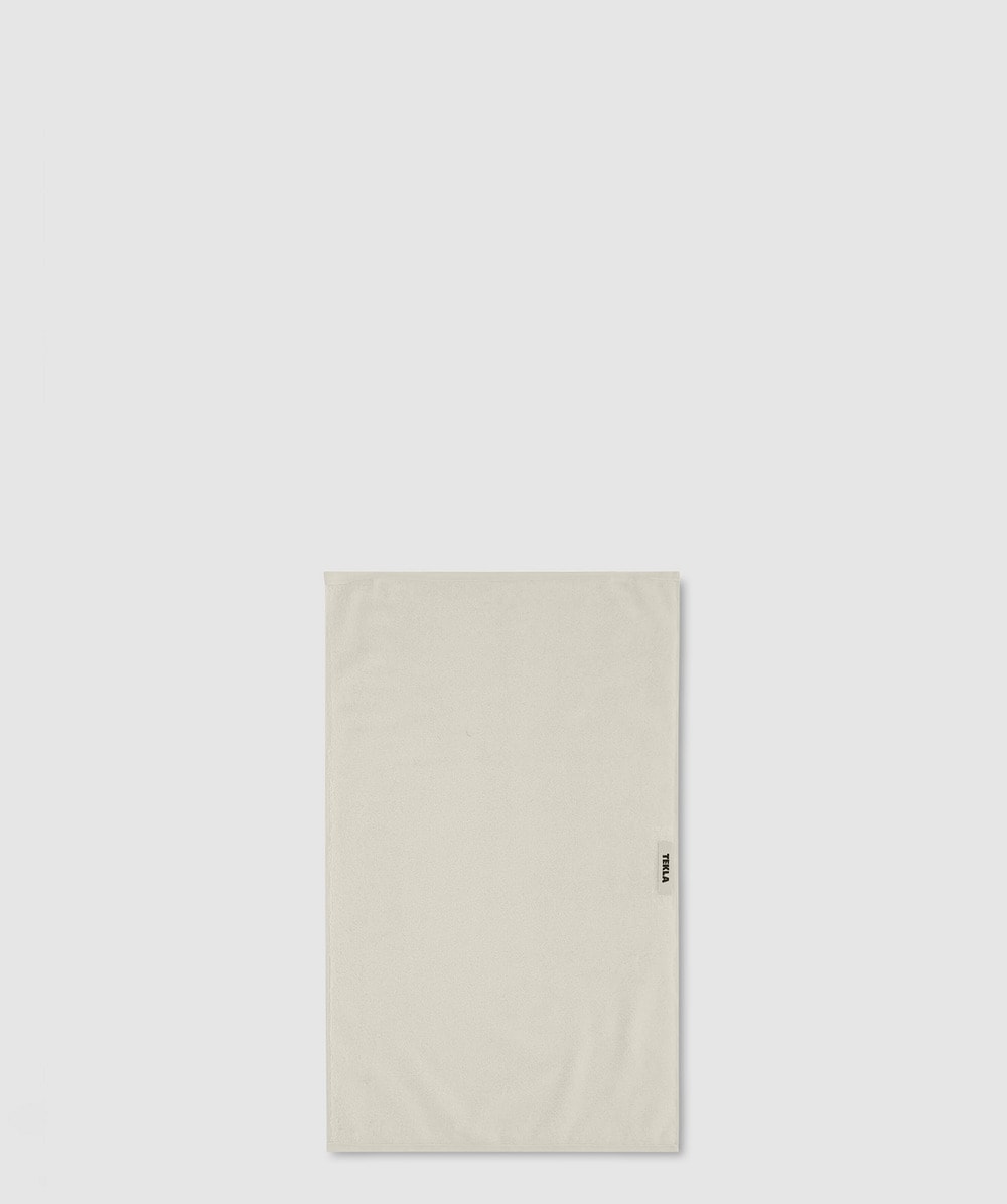 Tekla Fabrics Organic Terry Hand Towel (White - One Size) - Size ONE SIZE, Unisex