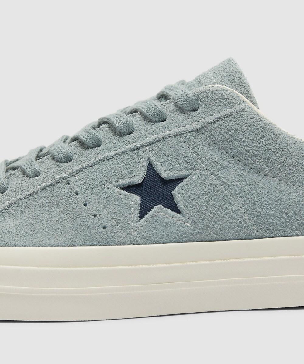 Converse One star pro suede sneaker TIDEPOOL GREY NAVY EGRET