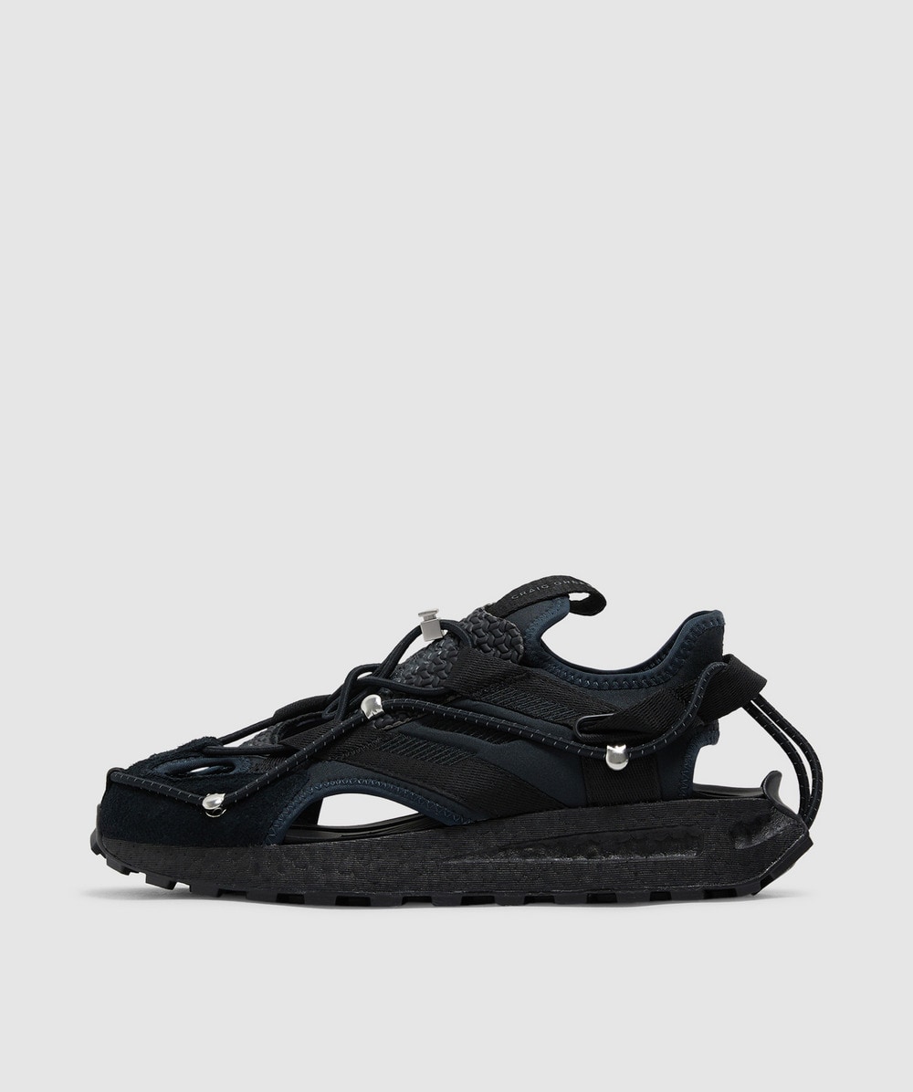 Adidas Originals Adidas X Craig Green X Craig Green Retropy Sandal In Core Black/core Black/grey