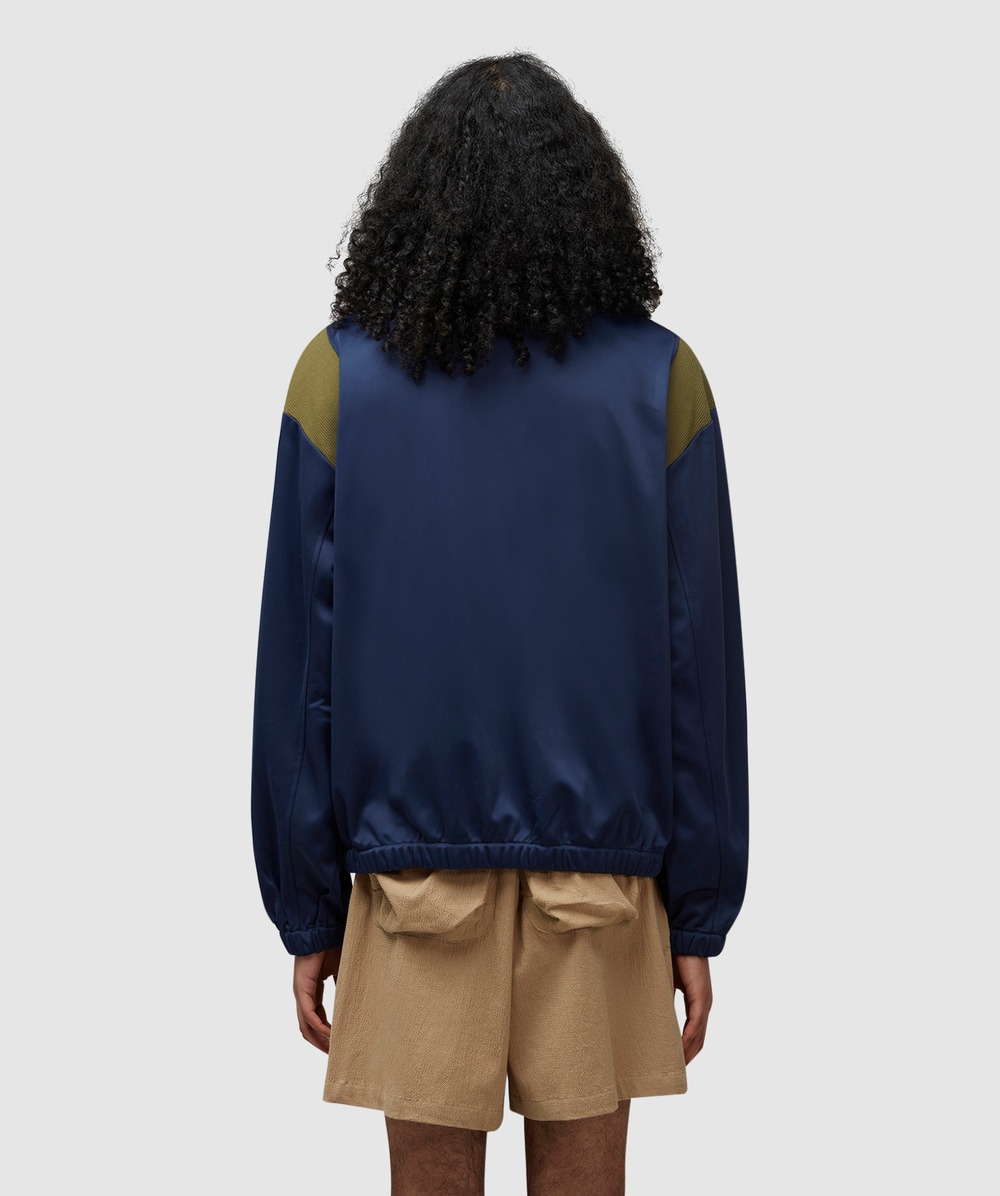 【関税込み】Brain Dead ネイビー Alonzo トラックジャケット Alonzo Paneled Rib Track Jacket - Navy – Brain Dead