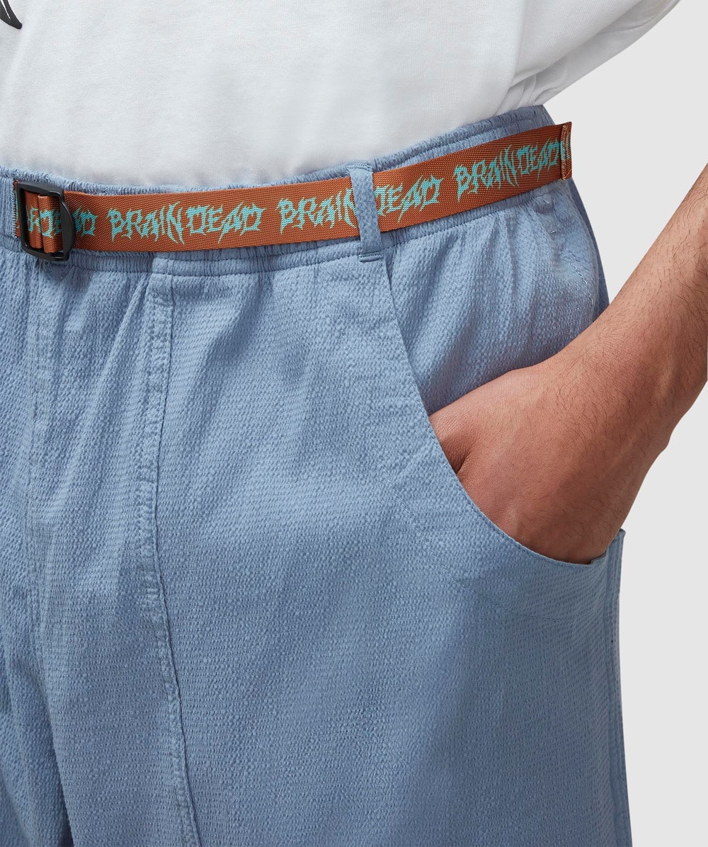 【関税込み】Brain Dead ブルー Alpinist トラウザーズ Brain Deadのブルー Alpinist コンバーチブル トラウザーズが