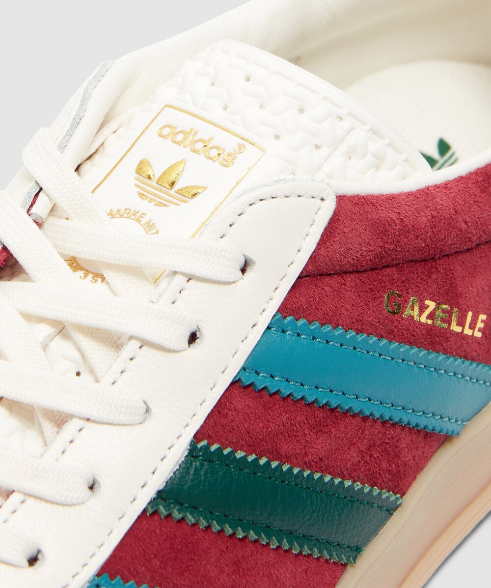 adidas original gazelle green and red