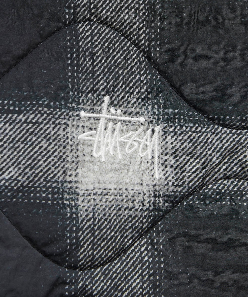 Stüssy Plaid nylon liner vest | BLACK | SEVENSTORE Stüssy Plaid nylon liner vest | BLACK | SEVENSTORE