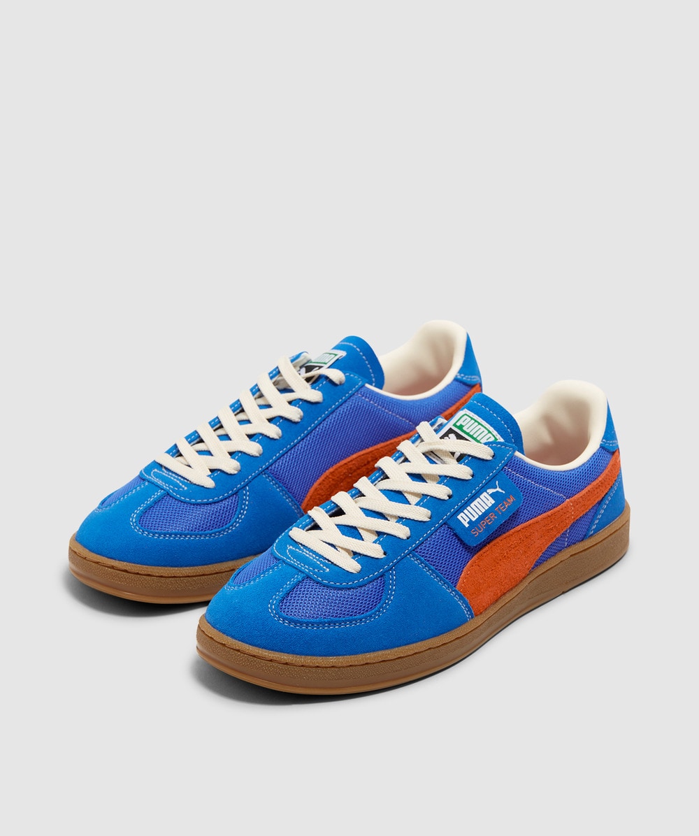 ★PUMA★ Super Team Handy Blue Orange 39314201 Puma Super team handy sneaker | ULTRA BLUE-RICKIE ORANGE