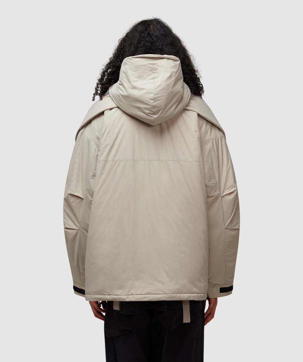 GOOPiMADE “VI-F6M” - 3M thinsulate “framheim” parka jacket | IVORY 